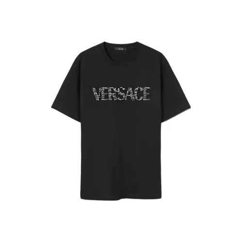 VERSACE Embroidered Compact T Shirt