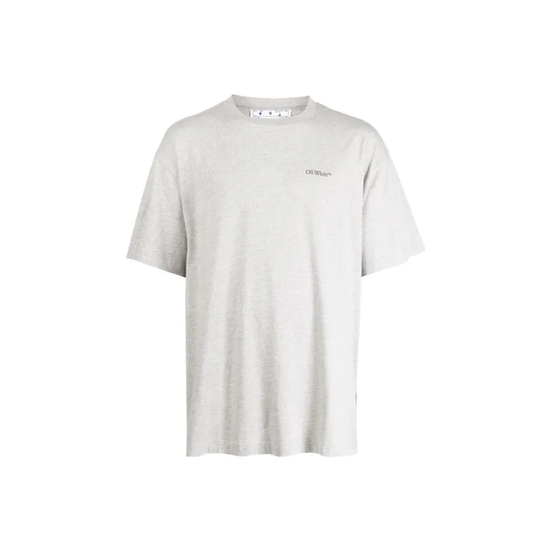 OFF WHITE T Shirt Regular Fit Men's Gray-0