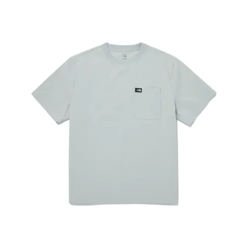 THE NORTH FACE M'S ALL ROUND EX S/SR/TEE T Shirt Men's Gray Blue