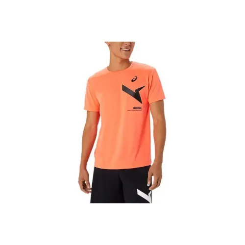 Asics T Shirt Unisex Shimmer Coral