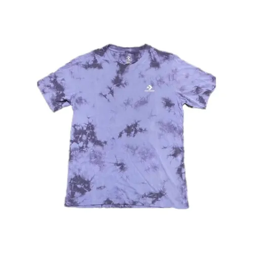 Converse Go To Star Chevron T Shirts Unisex Purple