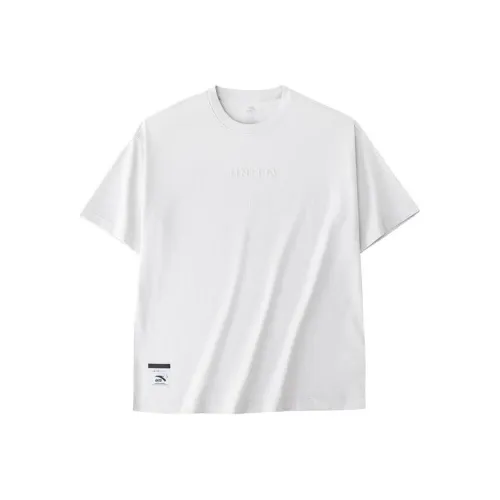 Anta Variety Training Collection Drop Shoulder Sleeve T Shirt Men's Steam Gray