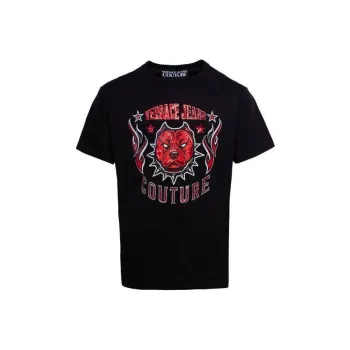 VERSACE JEANS COUTURE Graphic Printed Crewneck T Shirt