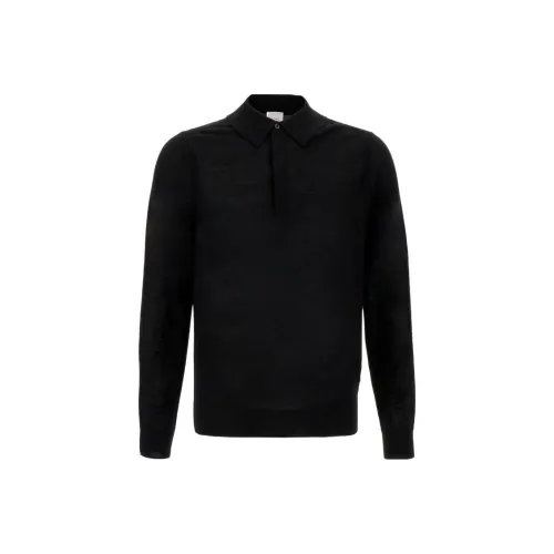 Paul Smith Long Sleeved Knit Polo Shirt
