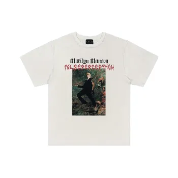 False Perception T Shirts Unisex Distressed White