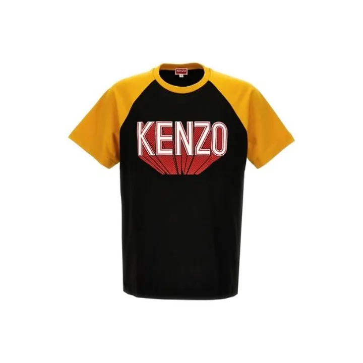 KENZO Logo print Raglan sleeve T shirt-0