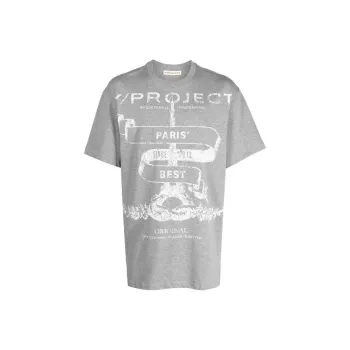 Y/Project T Shirts Unisex Gray