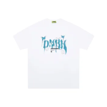 DNBH Loose Fit Casual Crew Neck Pullover Short-Sleeved T-Shirts Unisex