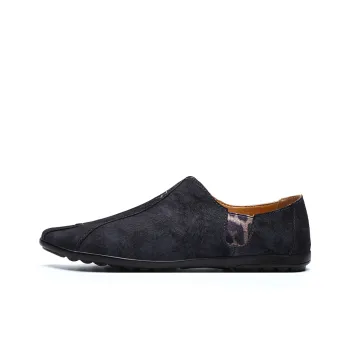 Bull charm Men's Casual Shoes Men Low Top Black/Khaki/Gray