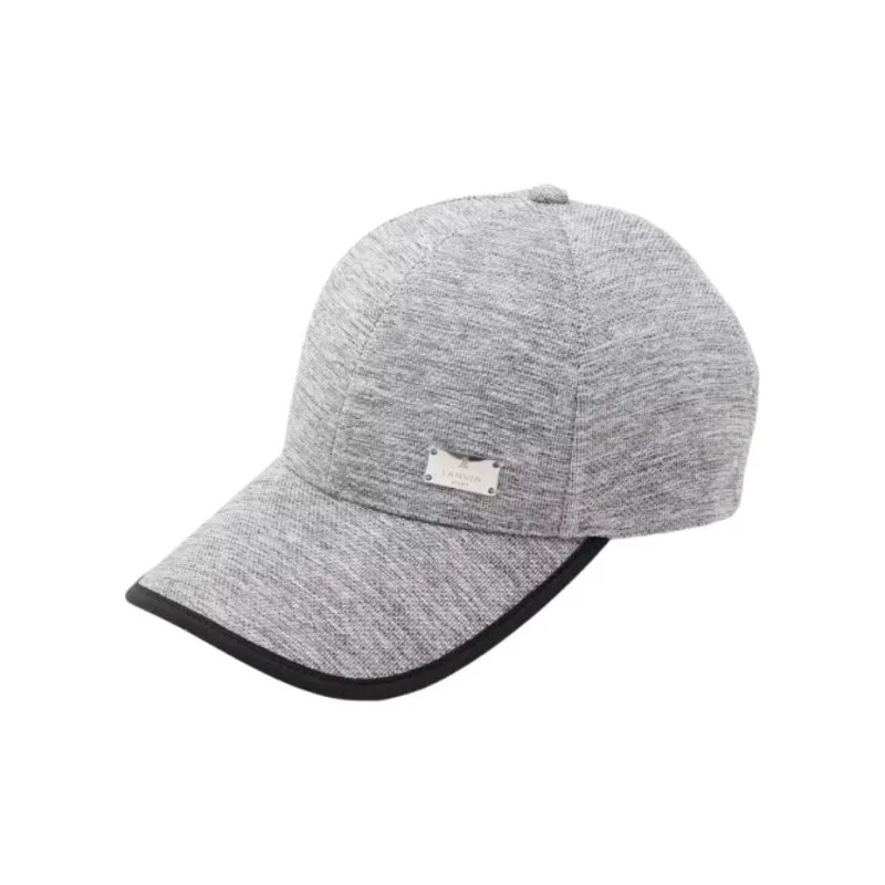 Lanvin Cotton, Polyester Baseball Caps Unisex Gray-0