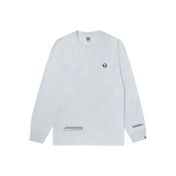 Aape Logo patch Long sleeve Cotton T shirt