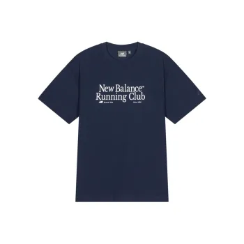 New Balance T Shirt Unisex Marine Blue