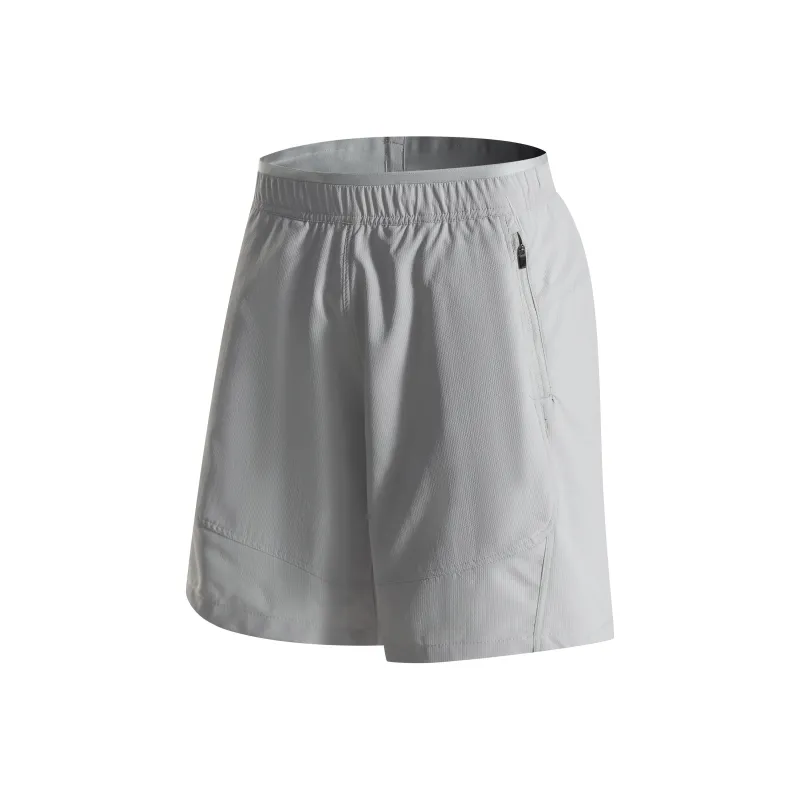 Casual Moisture Absorption Quick Dry Breathable Zip Pocket Self Storing Shorts Unisex-12
