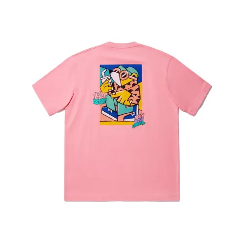 LiNing x Pablo Ientile T Shirt Men's Peach Rouge Pink