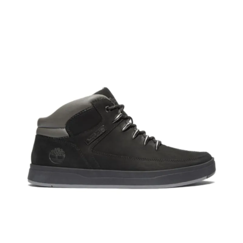 Timberland Davis Square Abrasion Resistant Cushioning Short Hiking Boots Men's Black-1