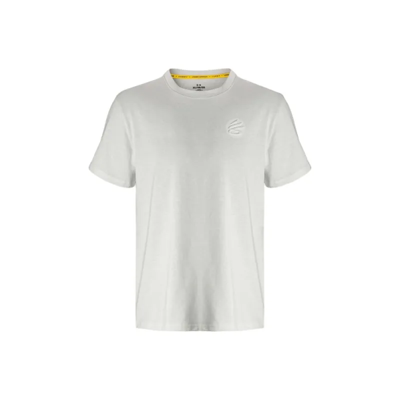 Under Armour Curry Set-in Sleeve T-Shirt Men's Clay White-0