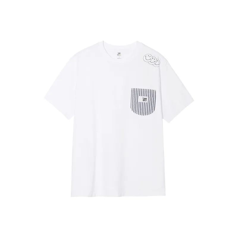 Lee T Shirts Men White-0