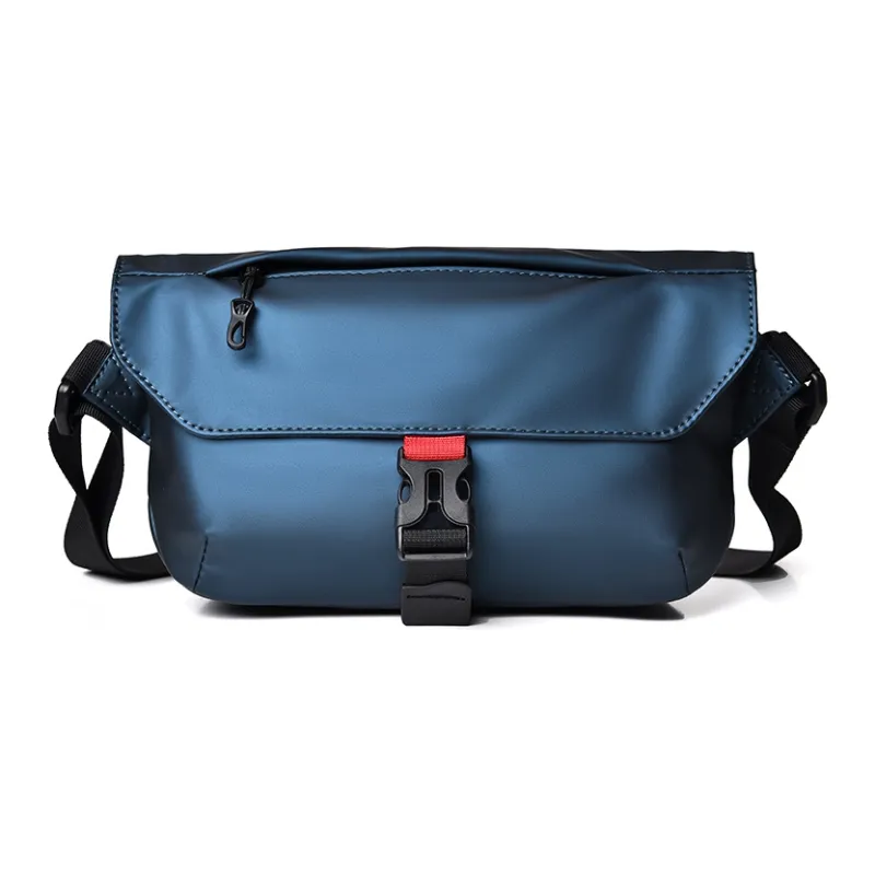 COLINS KEIRS Fabric Crossbody Biker Cycling Bag Commute One Shoulder Small Bag Men's Black/Gray/Blue-15