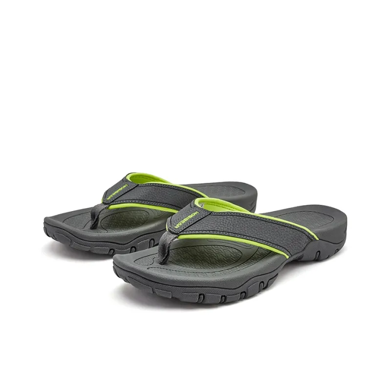 HOBIBEAR Abrasion Resistant Slip Resistant Quick Drying Flip Flops Men's-2