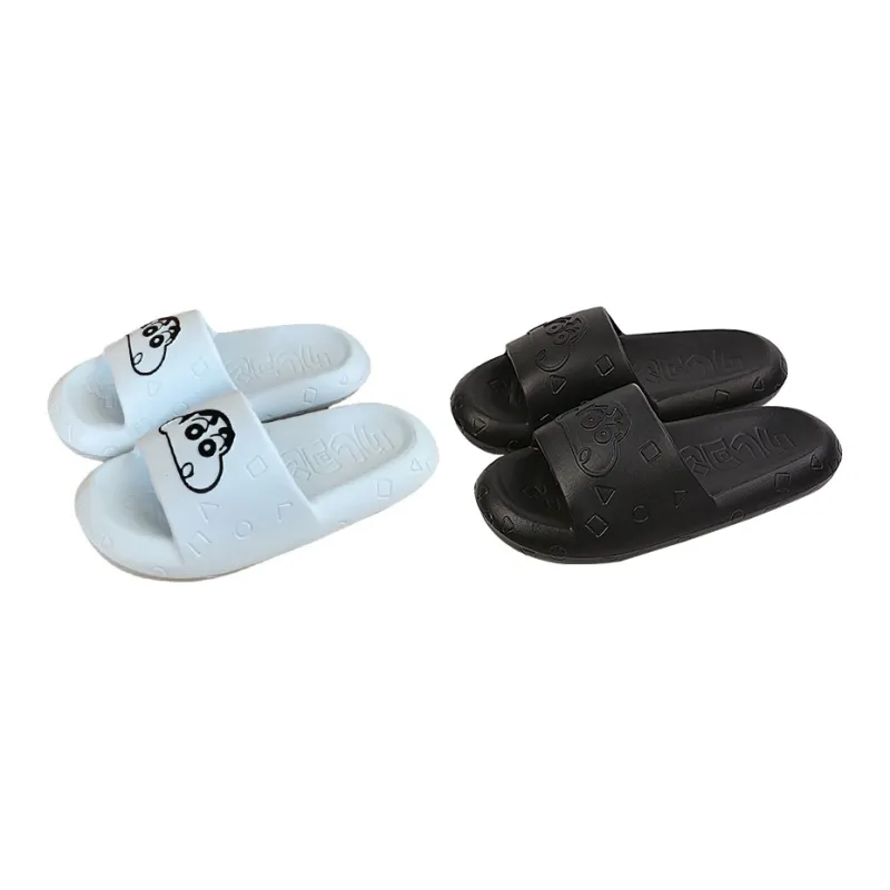 SHIGUDE x Crayon Shinchan Sandal Slippers Unisex, Milk White-13