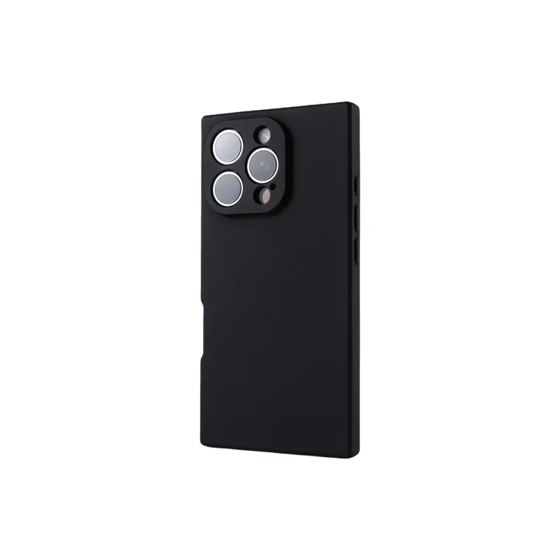 DEPA Silicone Material Right Angle Soft Vinyl Phone Cases Compatible With Apple 12 16 Collection Minimalist-0