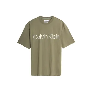 CALVIN KLEIN T Shirt Men's Grass Gray Green
