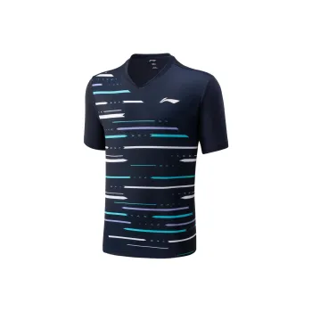 LiNing Badminton Series T Shirt Unisex Ink Blue