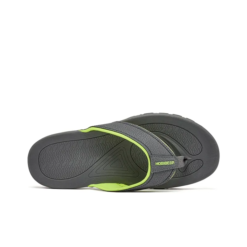 HOBIBEAR Abrasion Resistant Slip Resistant Quick Drying Flip Flops Men's-3