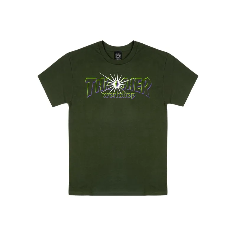 Thrasher T-Shirts Men Forest Green-0