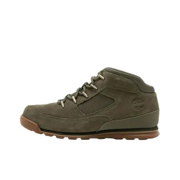 Timberland Euro Rock Anti Slip Wear Resistant Mid Top Hiking Shoes Men's Green