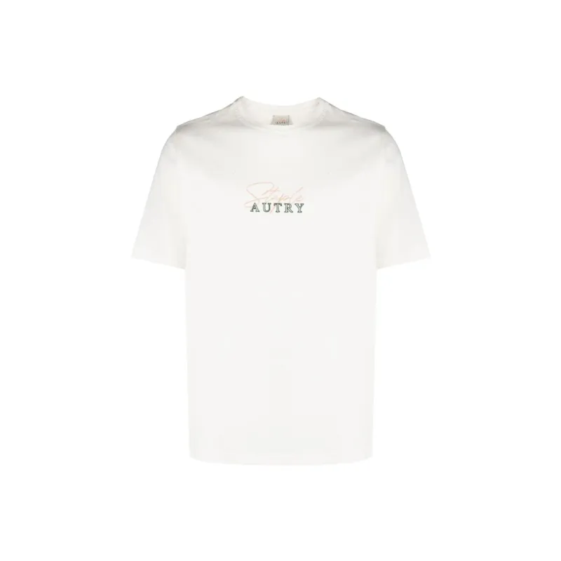 AUTRY X Jeff Staples Logo Embroidered Crewneck T Shirt-0