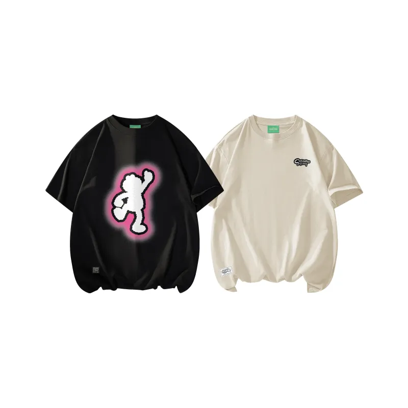 SESAME STREET Drop Shoulder Sleeve T Shirt Unisex-10
