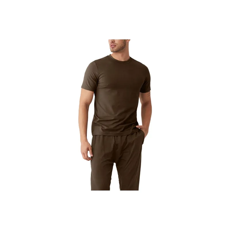 Alo Yoga Conquer T Shirts Men-2