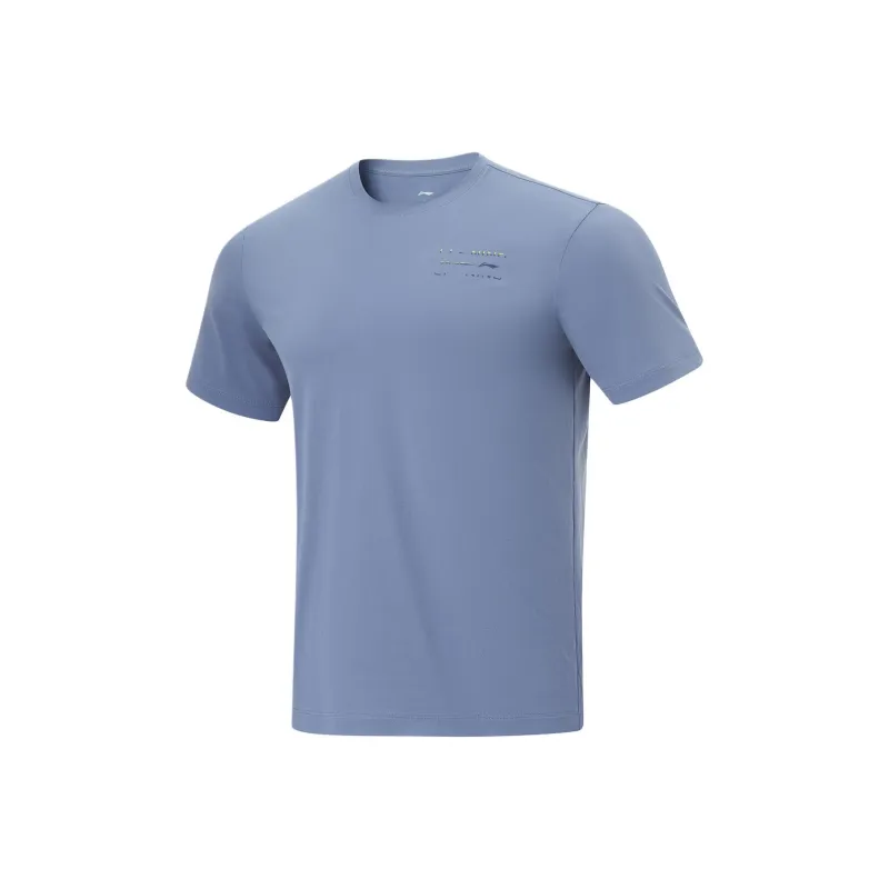 LiNing Fitness Series T Shirt Men's Dusty Blue-0