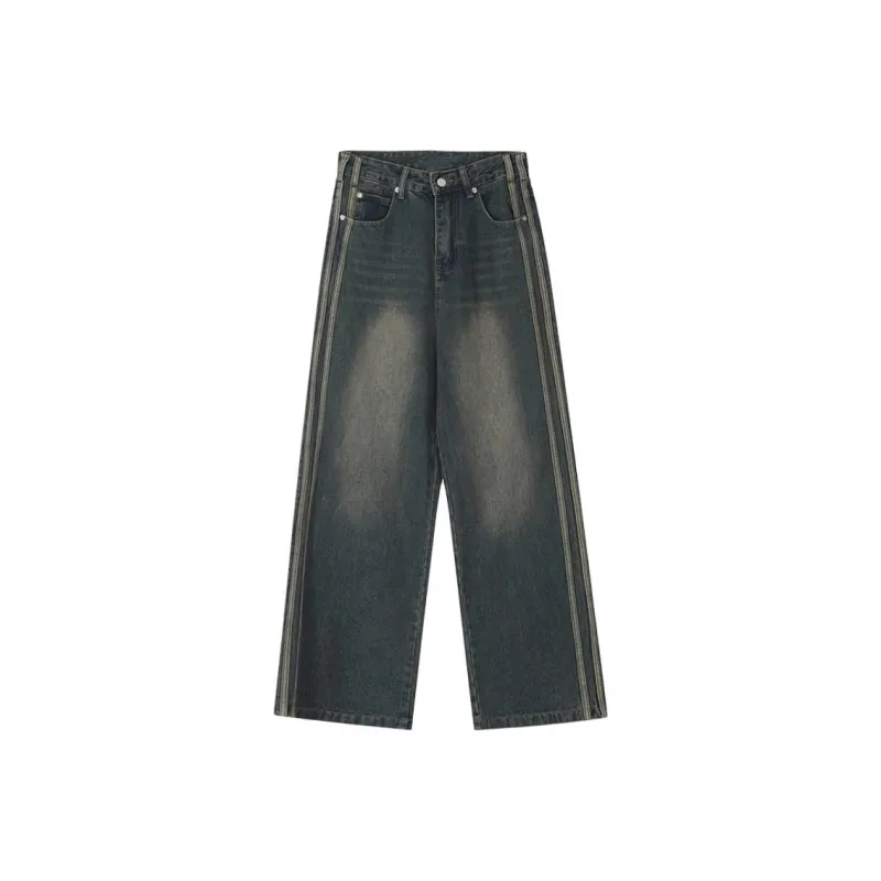 DUATOGE Jeans Men's Vintage Blue -3
