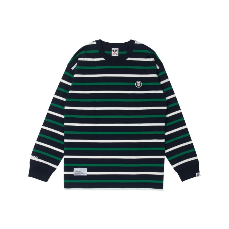 Aape Striped Long sleeved T Shirt-2