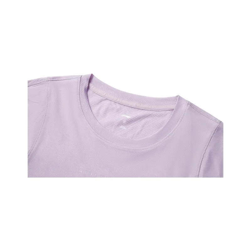 LiNing Fitness Series T Shirt Women's Dusk Purple-2