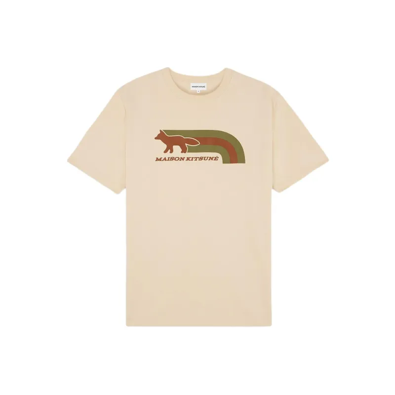 Maison Kitsune Bold Fox Head Patch Comfort T Shirt-0