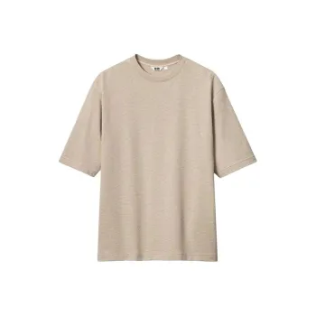 UNIQLO Regular T-Shirt Men's Beige