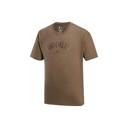 Nike T Shirts Men Dark Brown