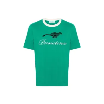 Wales Bonner Resilience Flocked Jersey T Shirt