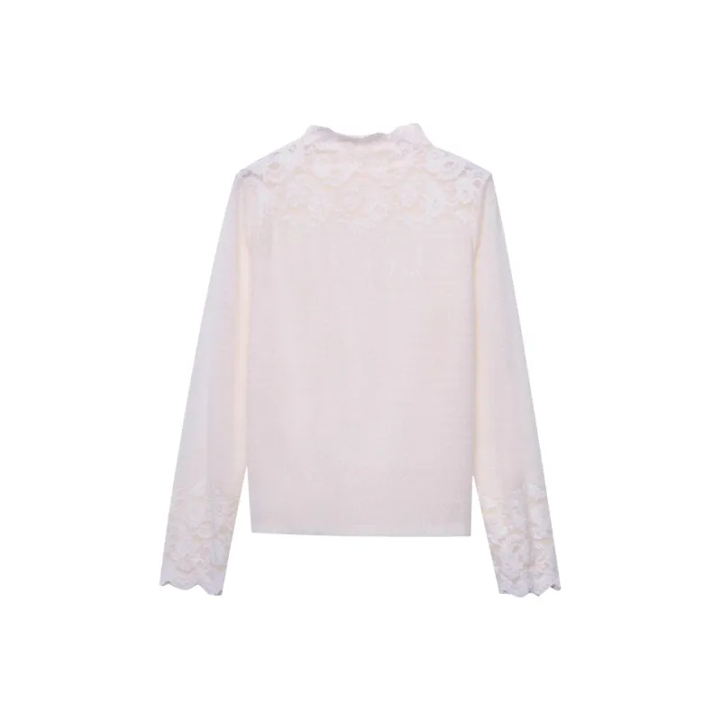 CHARM PICK Regular T Shirt Women's Ecru-1