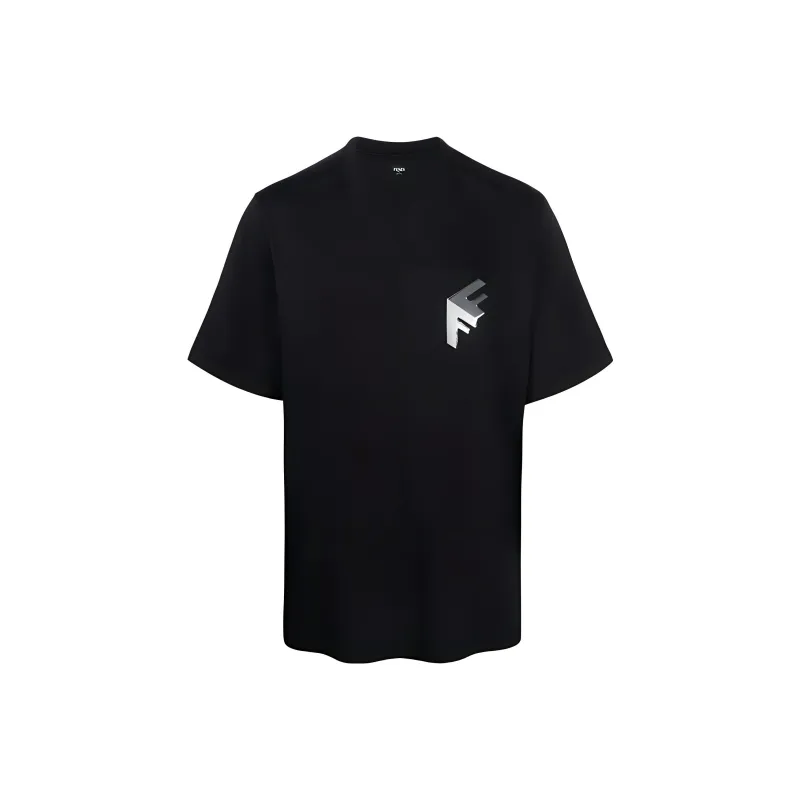 FENDI T Shirts Men Black-0