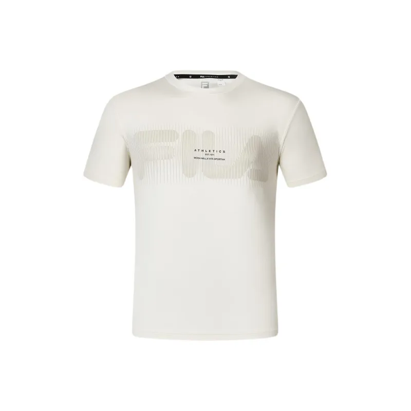 FILA T Shirts Men White Sugar-0