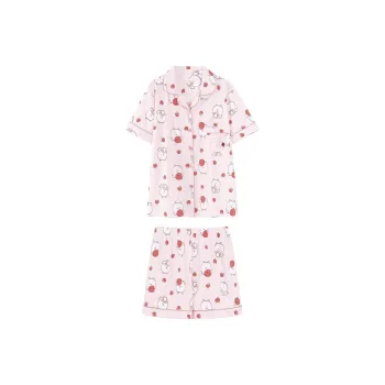 Maultiay Pajama Set Women's Pink