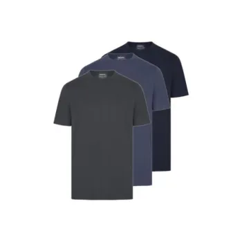 Maison Margiela T Shirts Men 3 Pack Blue+Dark Navy Blue+Gray