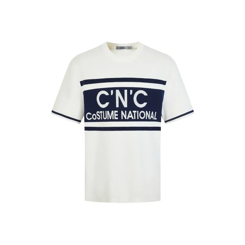 C'N'C Rhythm Party Series T Shirts Men White-0