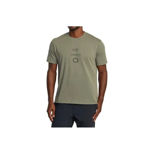 RVCA 카키 남성 티셔츠