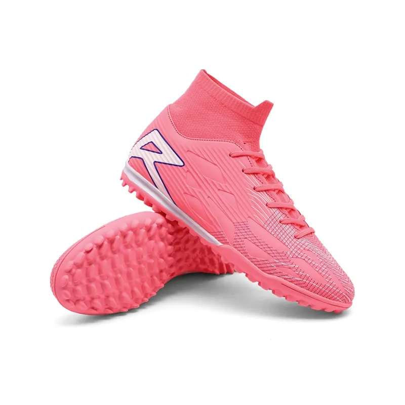 QIUTEXIONG FG Rubber Long Studs TF Rubber Broken Studs Soft Ground Firm Ground Slip Resistant Soccer Shoes Unisex-16