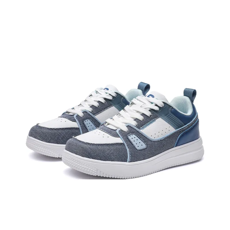 ABIDJAN Low Top Skateboard Shoes Unisex Denim Blue-2
